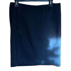 Gap stretch black straight skirt size 6